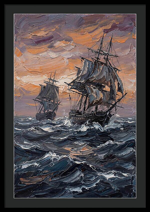 Maritime Adventure At Dusk