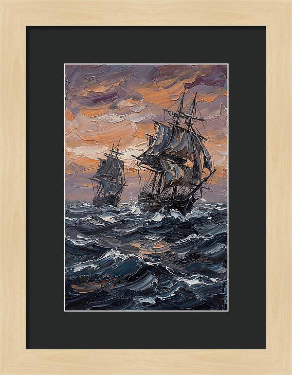 Maritime Adventure At Dusk
