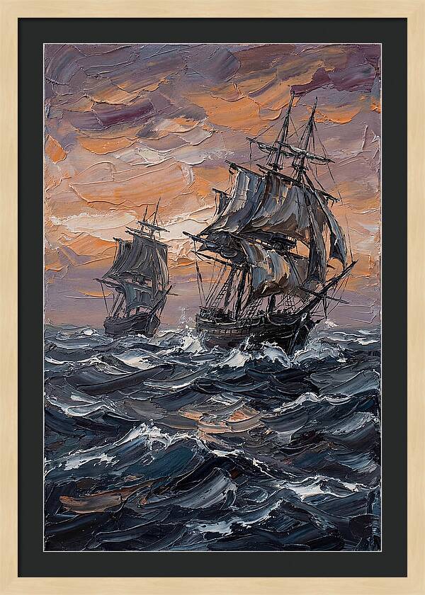 Maritime Adventure At Dusk