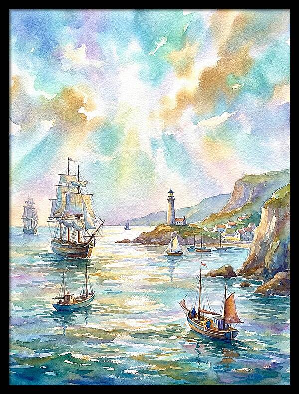 Maritime Serenity At Dusk