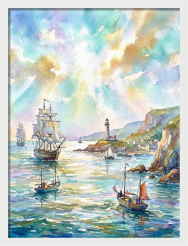 Maritime Serenity At Dusk