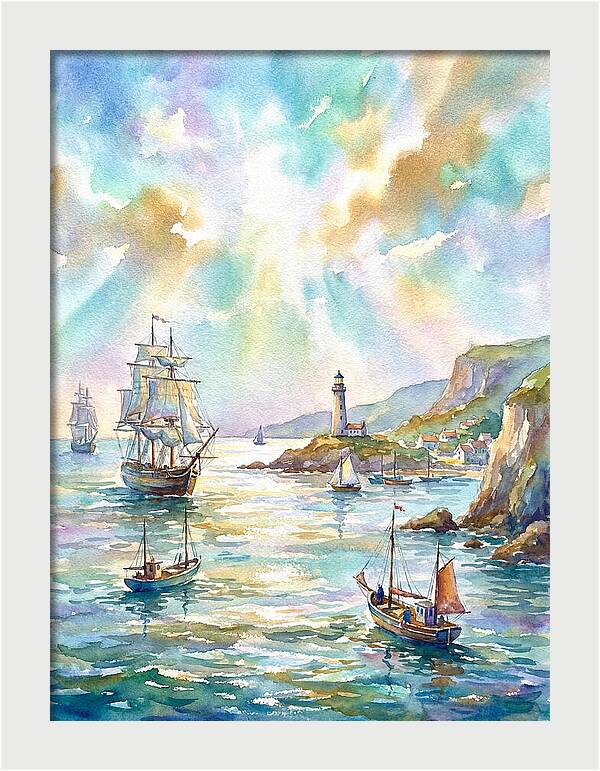 Maritime Serenity At Dusk