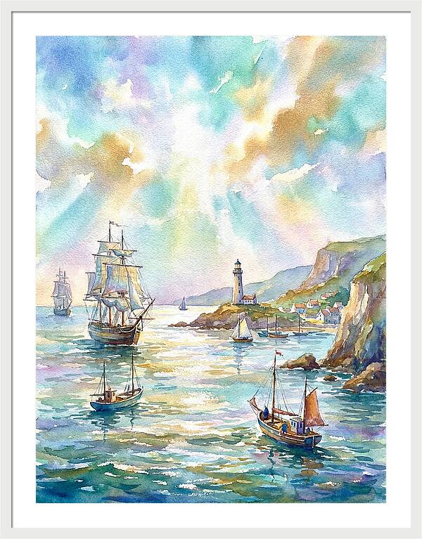 Maritime Serenity At Dusk