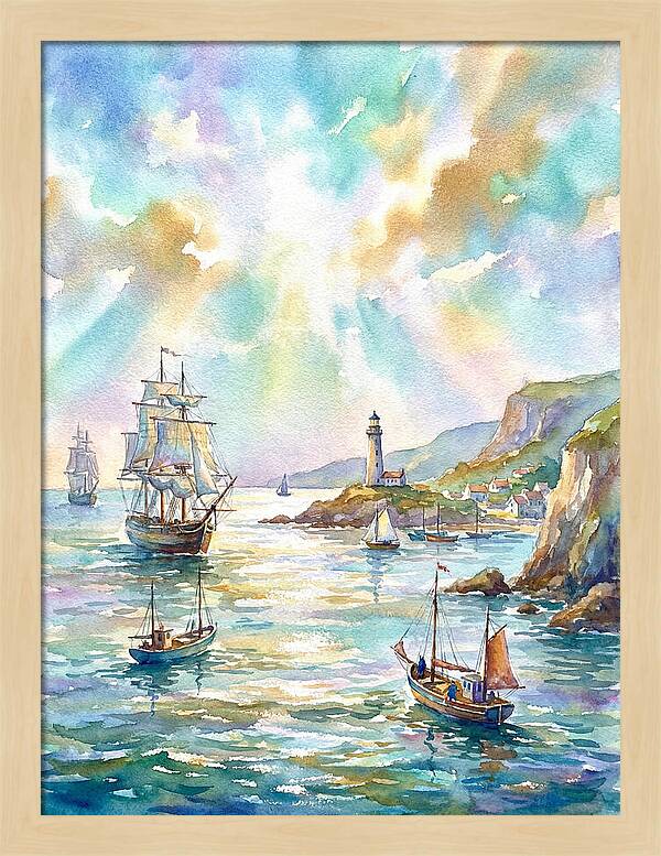 Maritime Serenity At Dusk