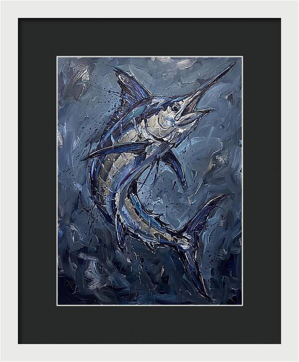 Marlin In Expressionist Style