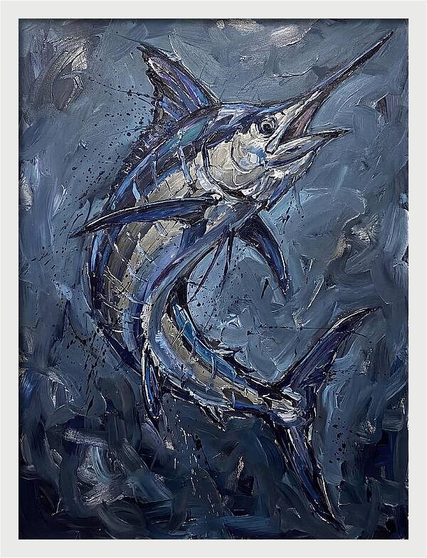 Marlin In Expressionist Style