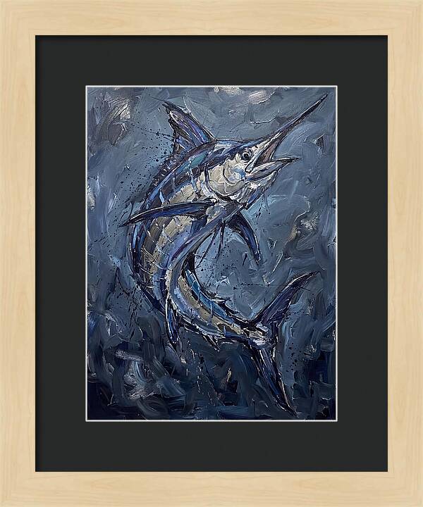 Marlin In Expressionist Style