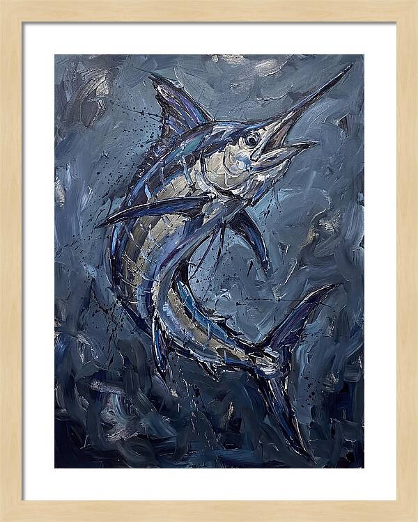 Marlin In Expressionist Style