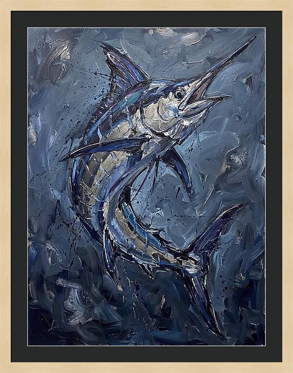 Marlin In Expressionist Style