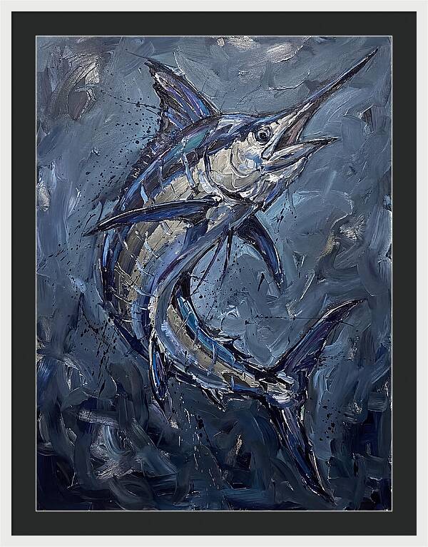 Marlin In Expressionist Style