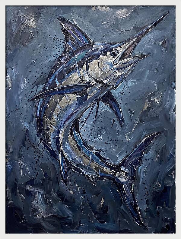 Marlin In Expressionist Style