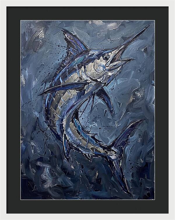 Marlin In Expressionist Style