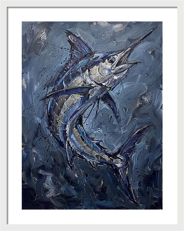Marlin In Expressionist Style