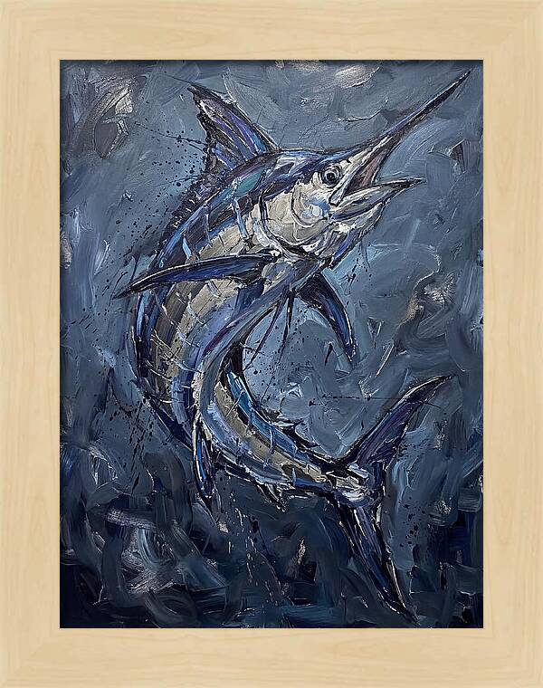Marlin In Expressionist Style