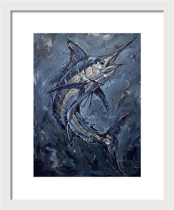 Marlin In Expressionist Style