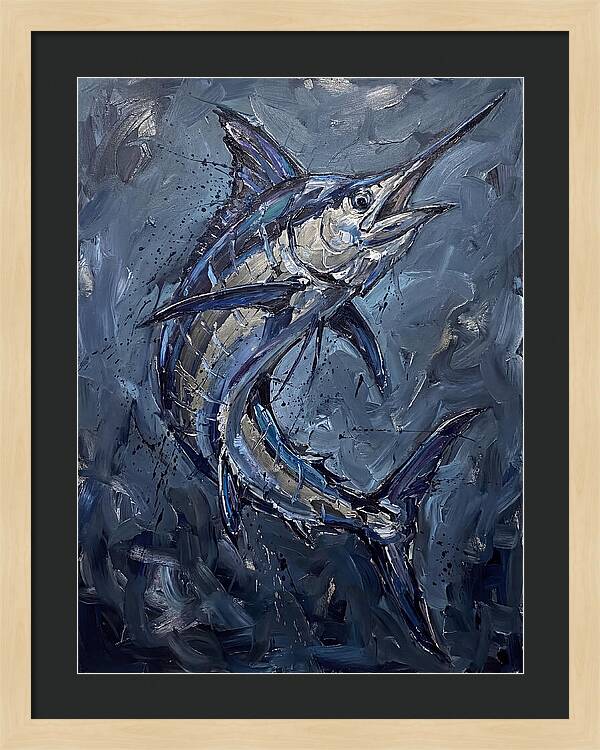 Marlin In Expressionist Style