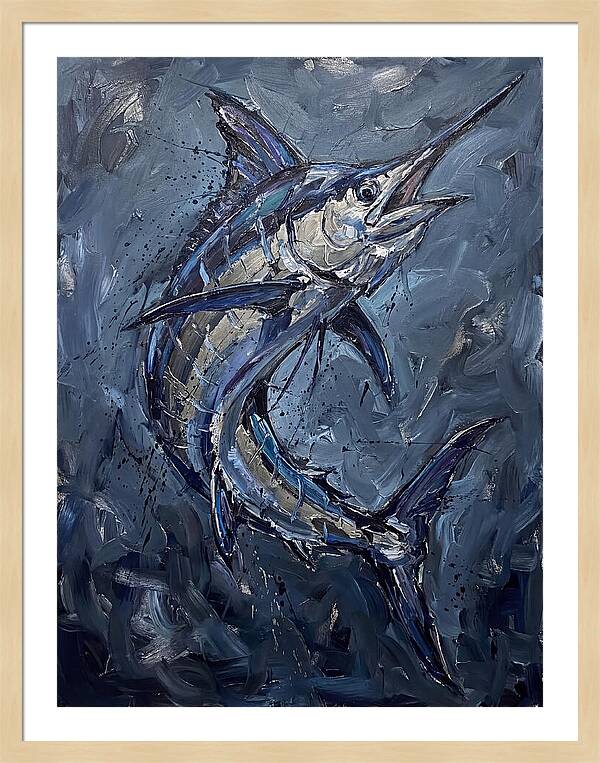 Marlin In Expressionist Style