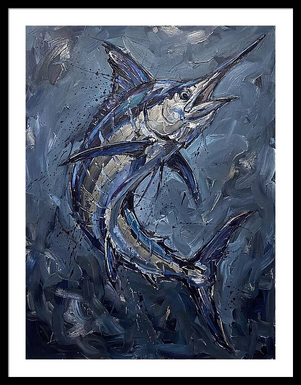 Marlin In Expressionist Style