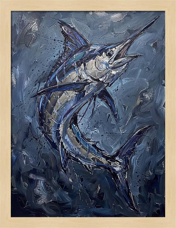 Marlin In Expressionist Style