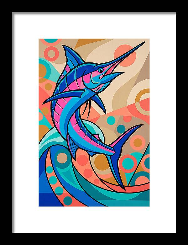 Marlin In Vibrant Colors