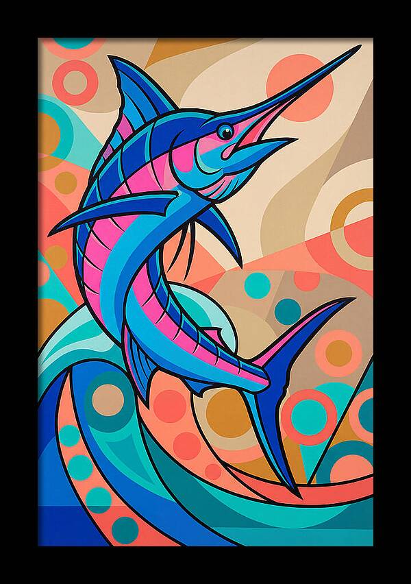 Marlin In Vibrant Colors