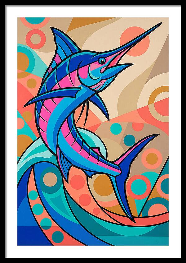 Marlin In Vibrant Colors