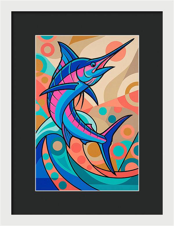 Marlin In Vibrant Colors