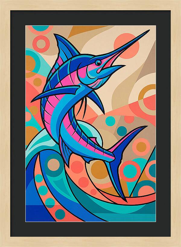 Marlin In Vibrant Colors