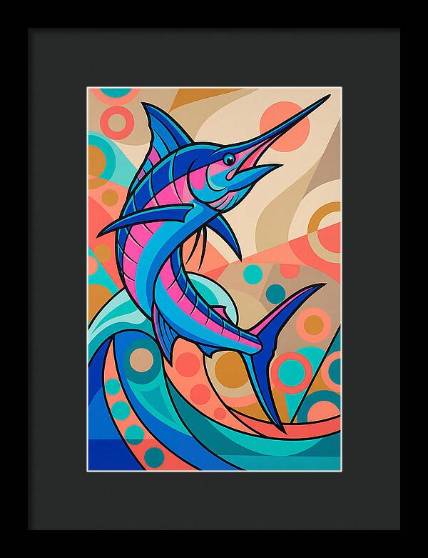 Marlin In Vibrant Colors