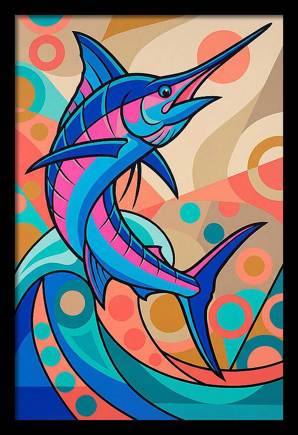 Marlin In Vibrant Colors