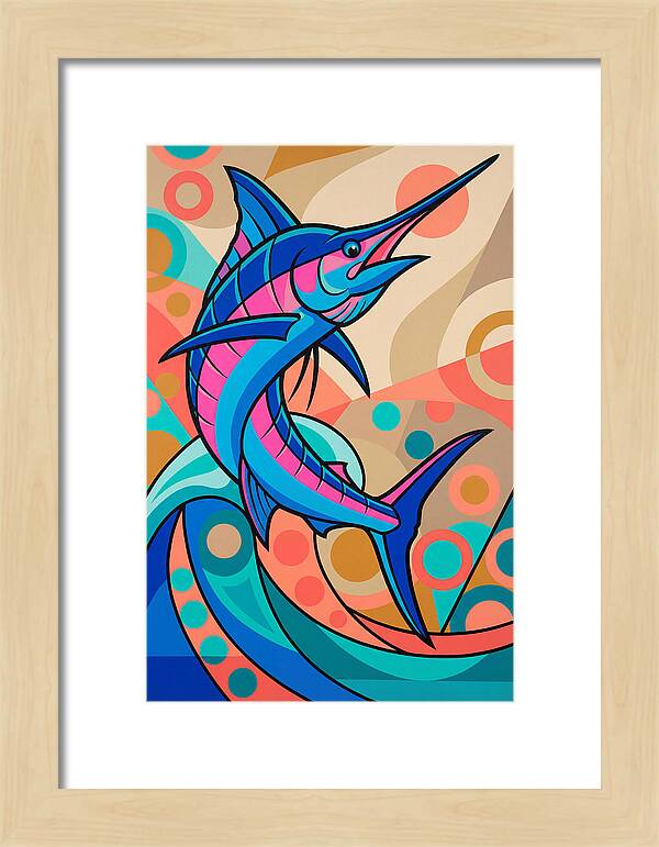 Marlin In Vibrant Colors