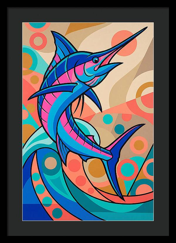 Marlin In Vibrant Colors