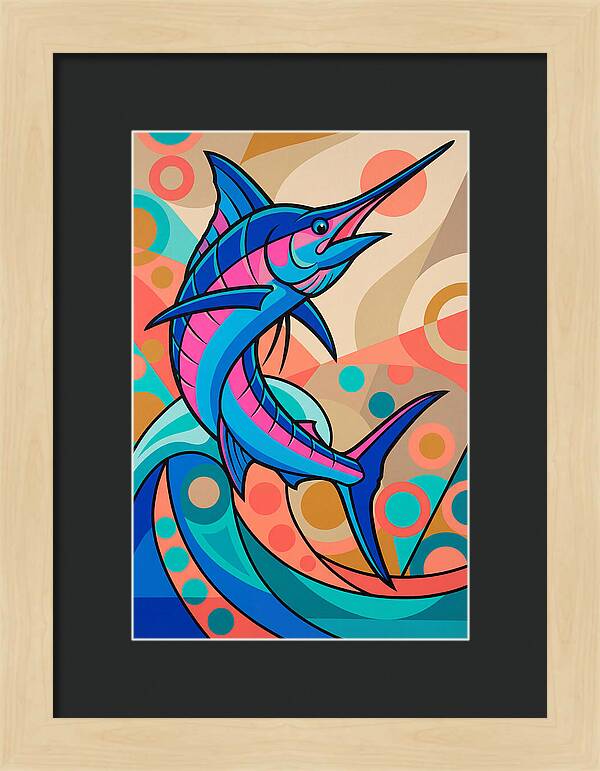 Marlin In Vibrant Colors