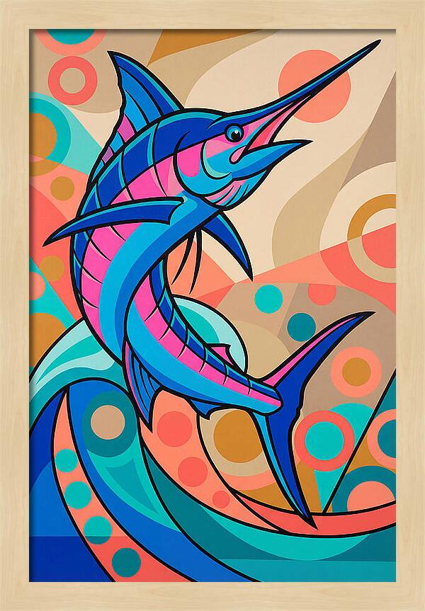 Marlin In Vibrant Colors