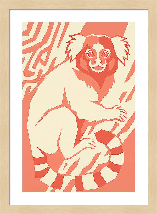 Marmoset In Pop Art Style