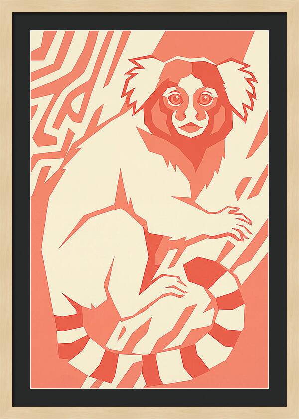 Marmoset In Pop Art Style