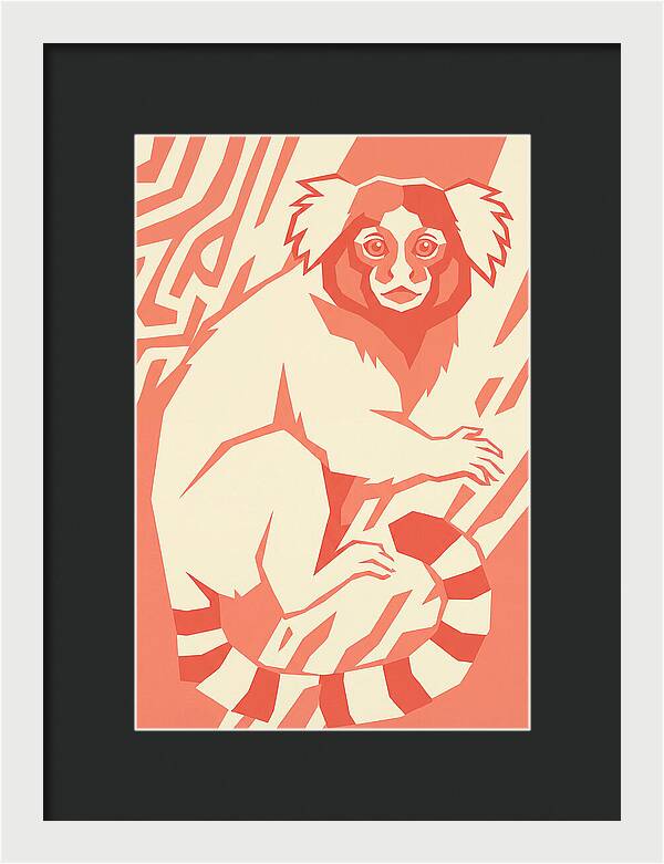 Marmoset In Pop Art Style