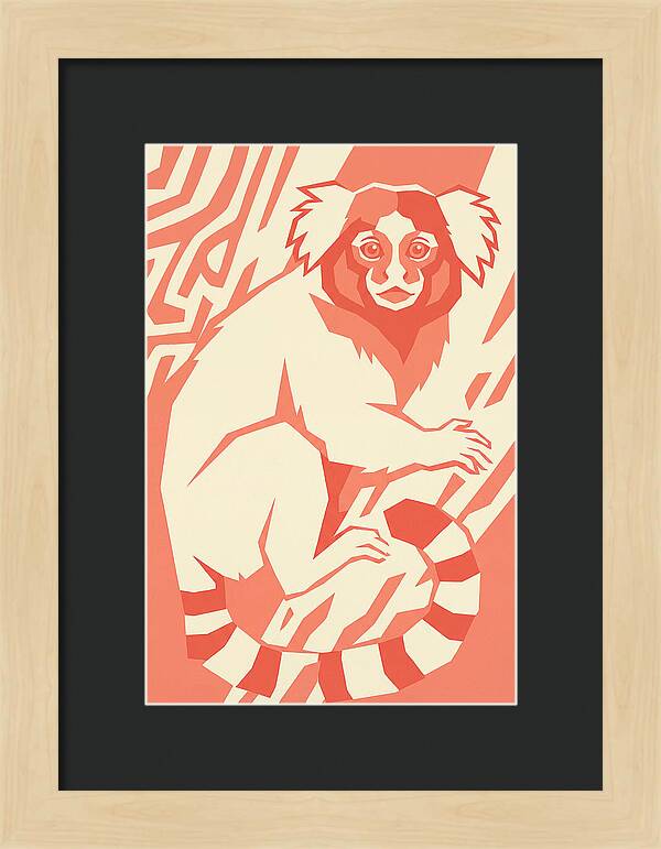 Marmoset In Pop Art Style