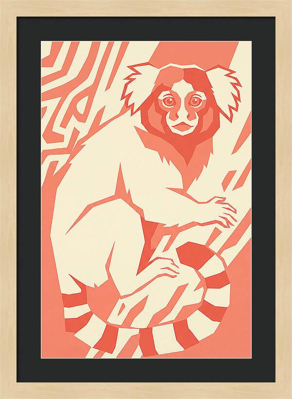 Marmoset In Pop Art Style
