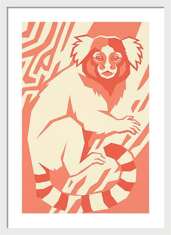 Marmoset In Pop Art Style