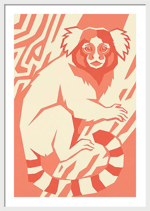 Marmoset In Pop Art Style