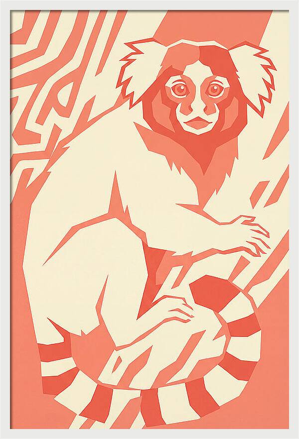 Marmoset In Pop Art Style