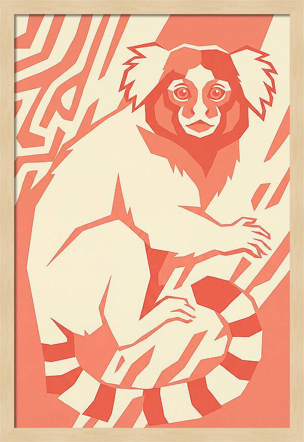 Marmoset In Pop Art Style