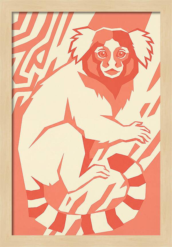 Marmoset In Pop Art Style