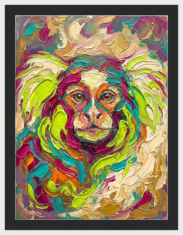 Marmoset In Vibrant Colors