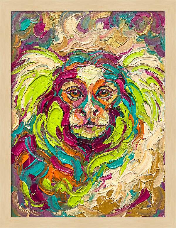 Marmoset In Vibrant Colors