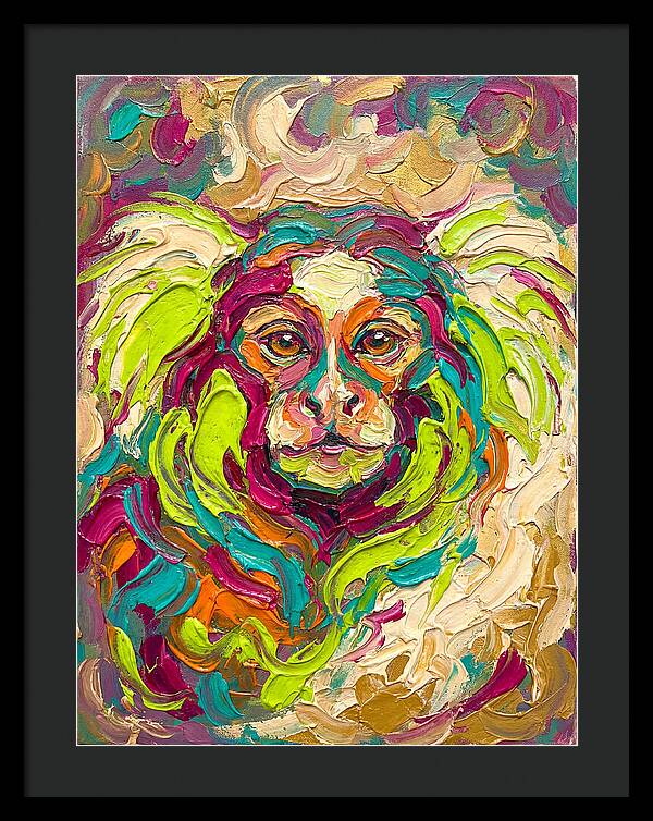 Marmoset In Vibrant Colors