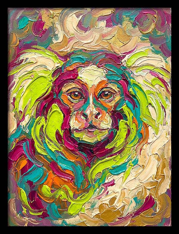 Marmoset In Vibrant Colors