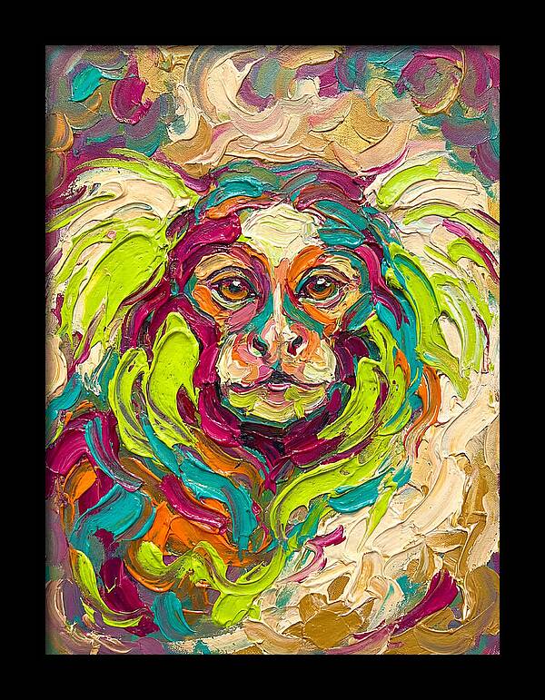 Marmoset In Vibrant Colors