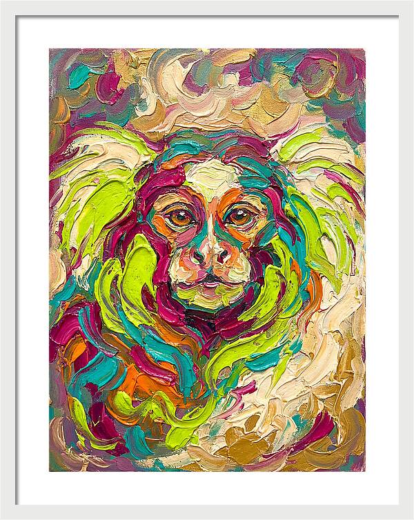 Marmoset In Vibrant Colors
